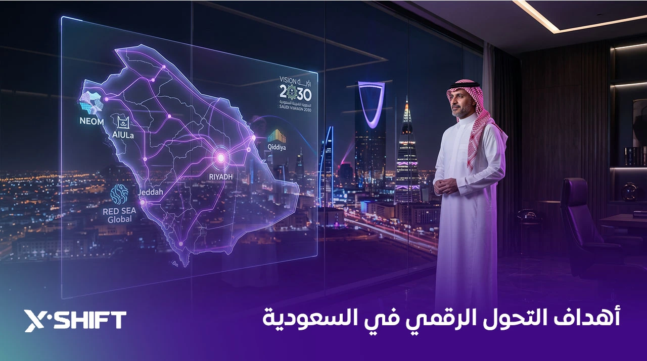 أهداف التحول الرقمي في السعودية